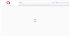 Desktop Screenshot of coxscientific.com